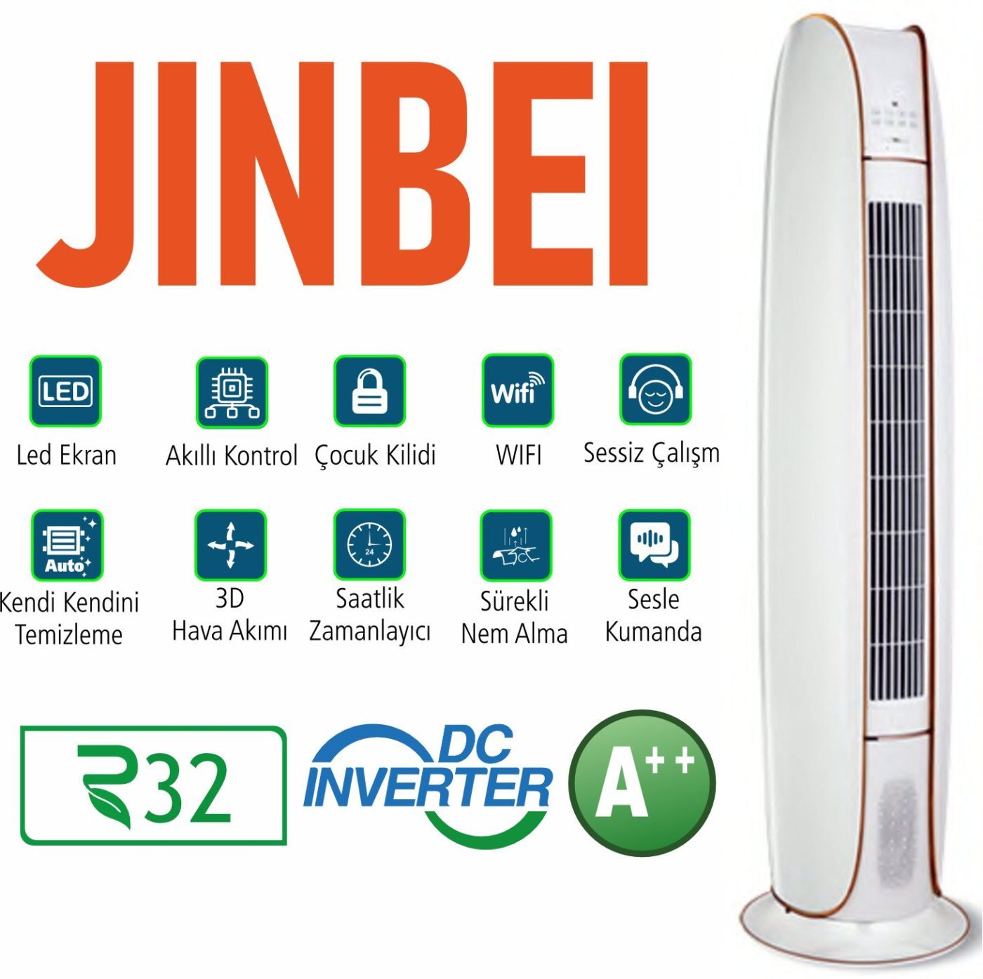 Gree- JINBEI 24000 BTU - CCK İklimlendirme