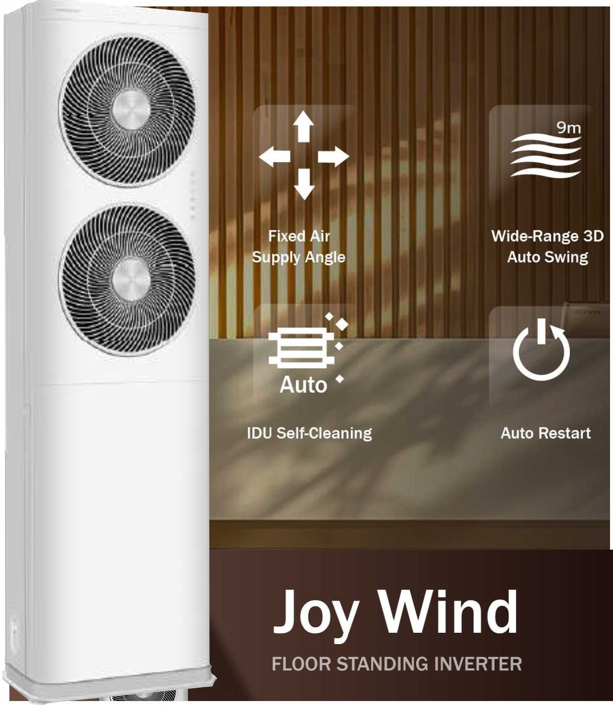 Gree JOYWIND dikey salon tipi  48000 BTU - CCK İklimlendirme