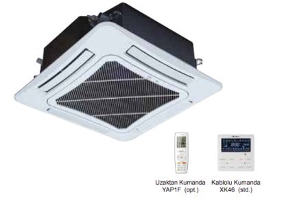 Gree kaset tipi 4 yöne üflemeli 24000 Btu - CCK İklimlendirme