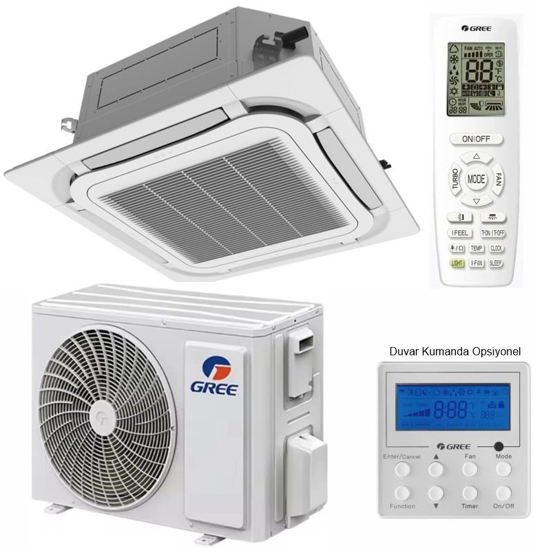 Gree kaset tipi 4 yöne üflemeli 36000 Btu - CCK İklimlendirme