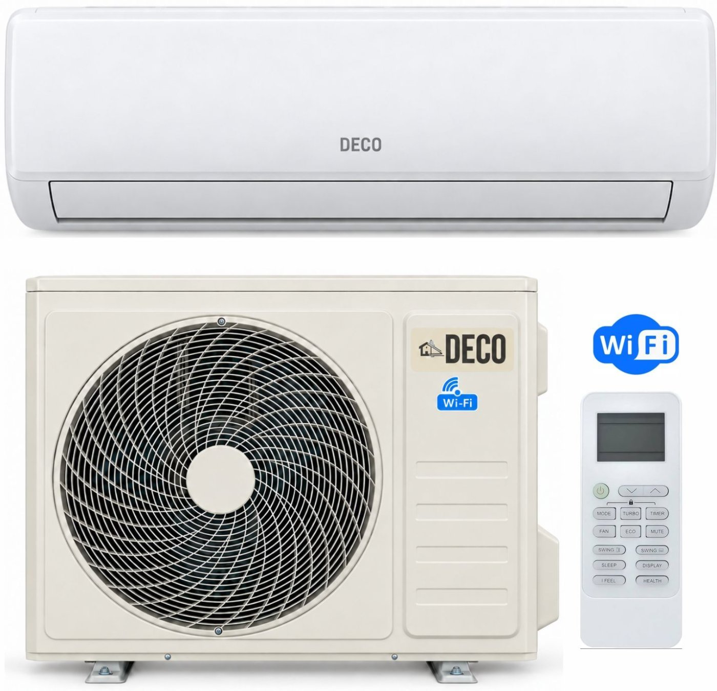 Deco Beyaz 24.000 btu - CCK İklimlendirme