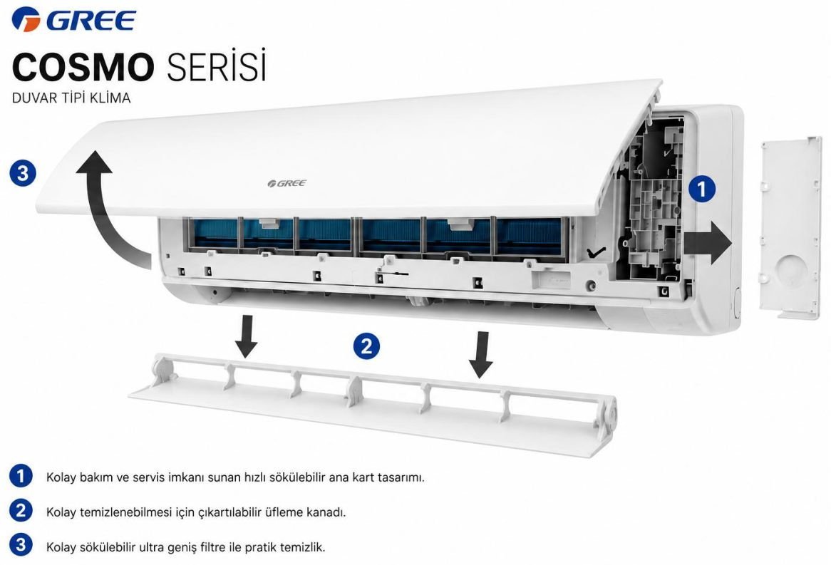 GREE COSMO Serisi12000 BTU görsel 1